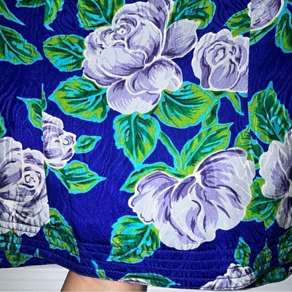 Lord & Taylor Floral Print Silk Long Sleeve Button Front Suit Style Jacket - Picture 6 of 6